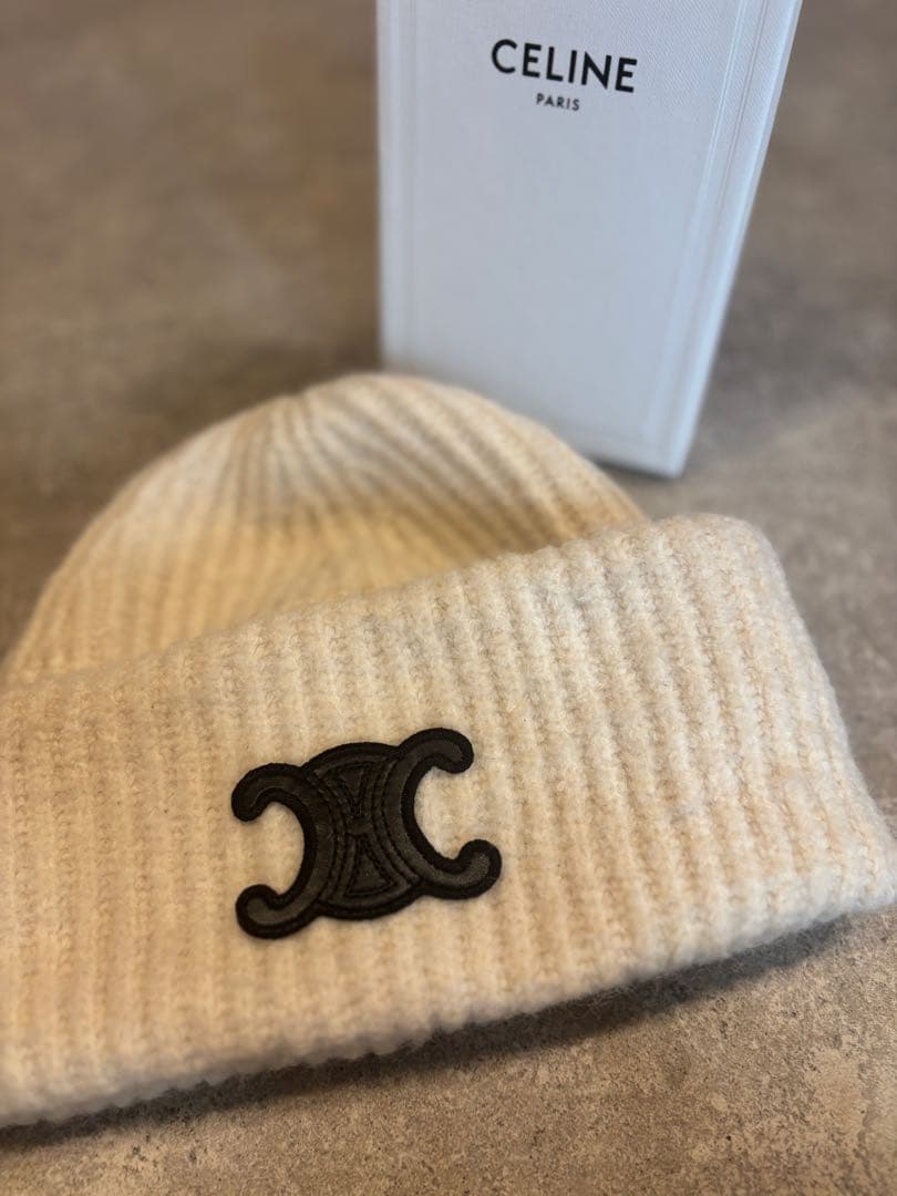 CELINE ニット帽◆ほぼ未使用◆正規品