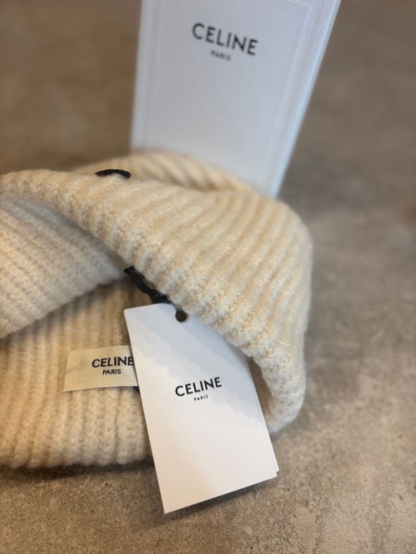 CELINE ニット帽◆ほぼ未使用◆正規品