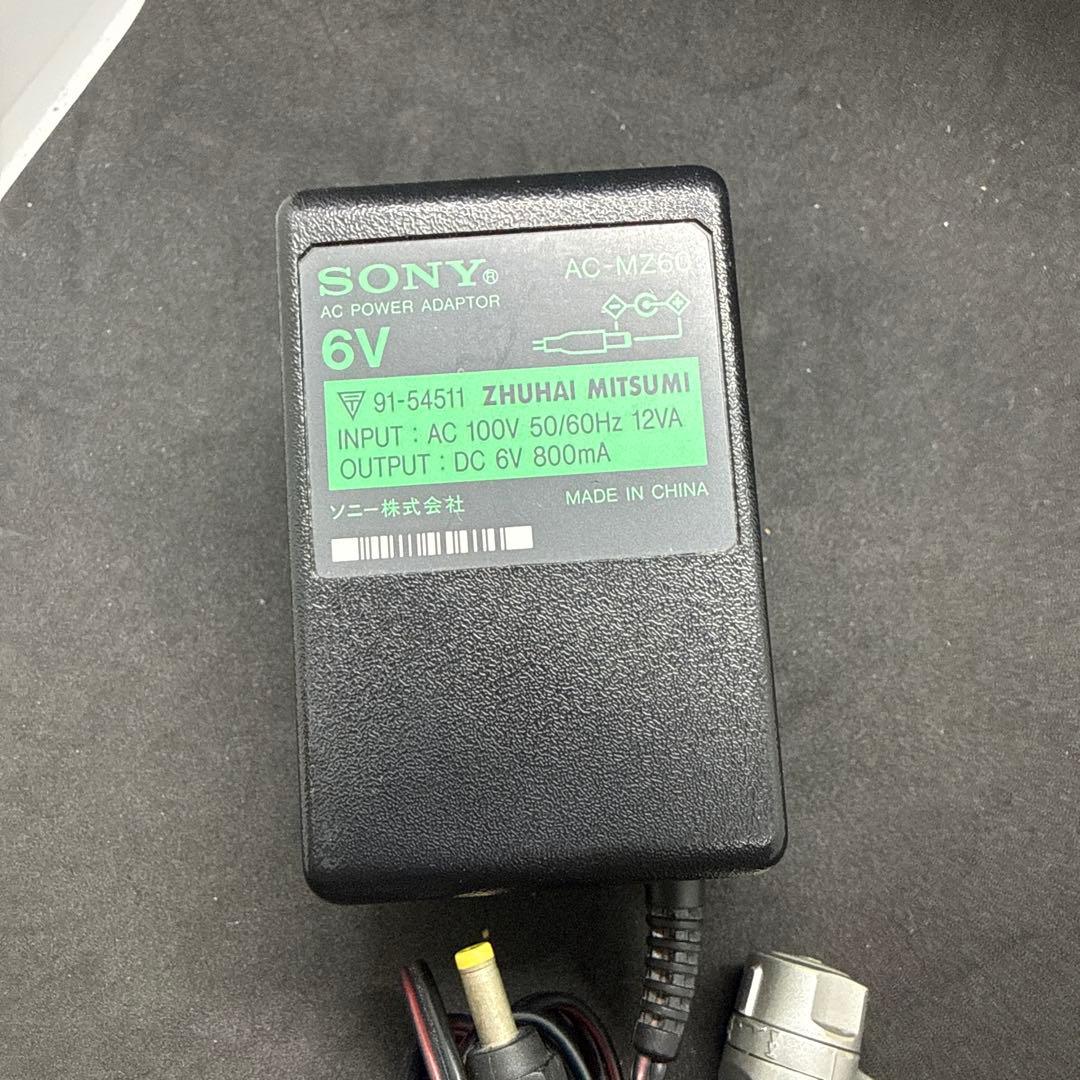 動作品】SONY ポータブルMDプレーヤー MZ-R50 AVケーブル　イヤホン