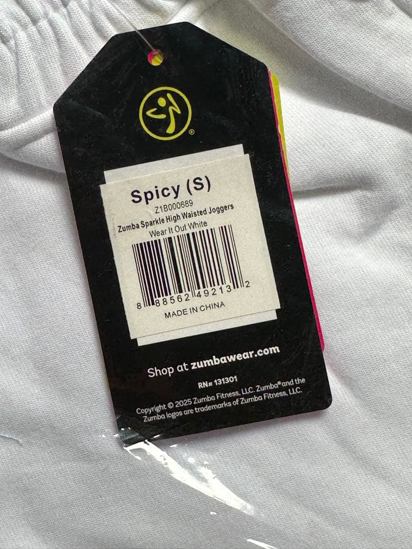 新品　正規品　ズンバ　 S スパンコール　ジョガーパンツ
