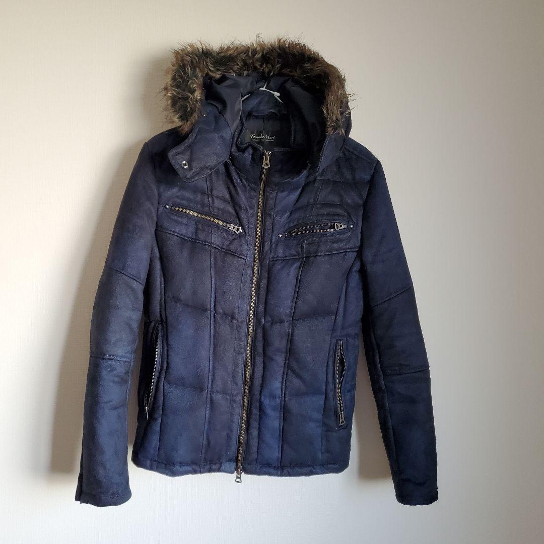 美品 TORNAD MART microsuède down jacket M