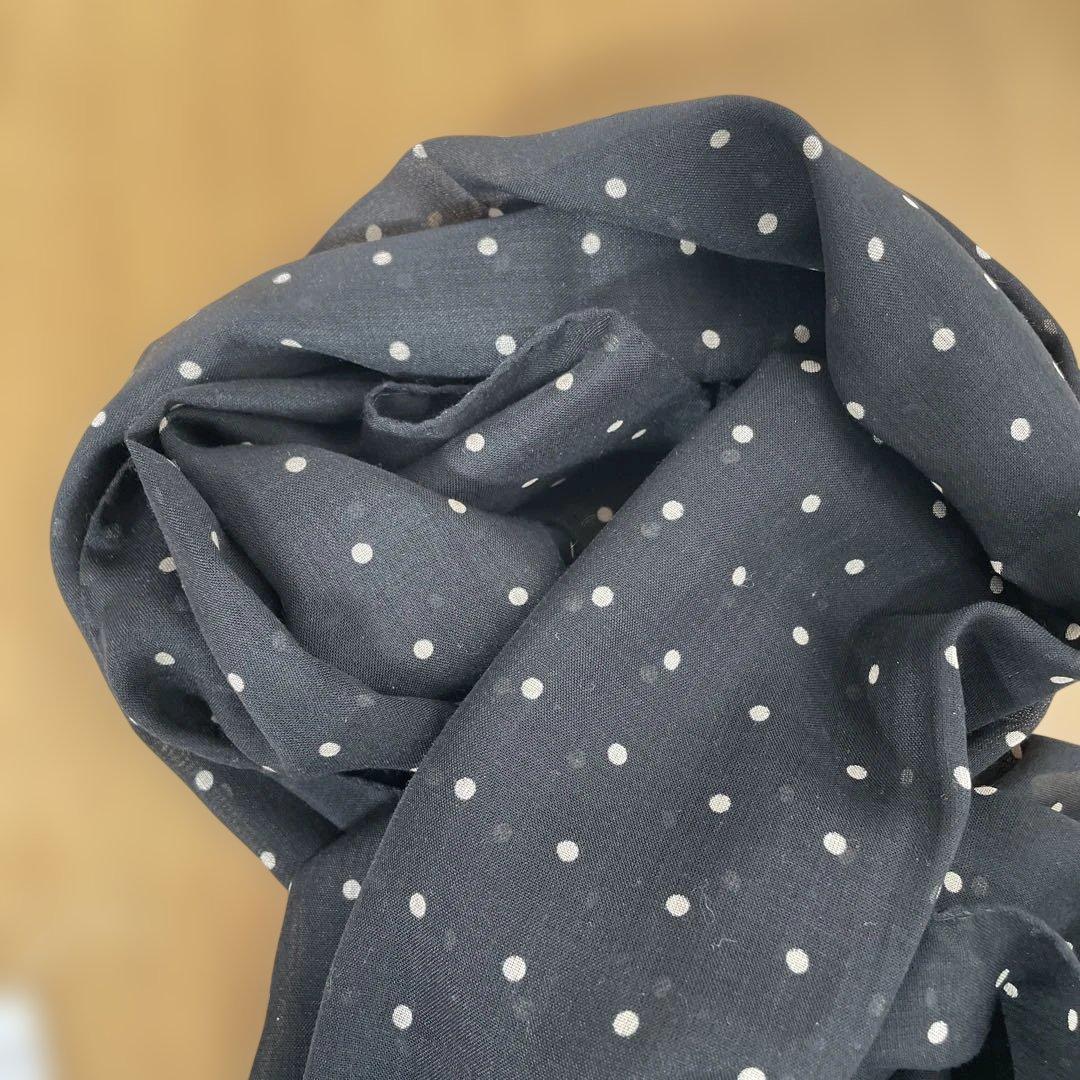 ホリデーアンドブラウンウールシルクストールビームスFブラック