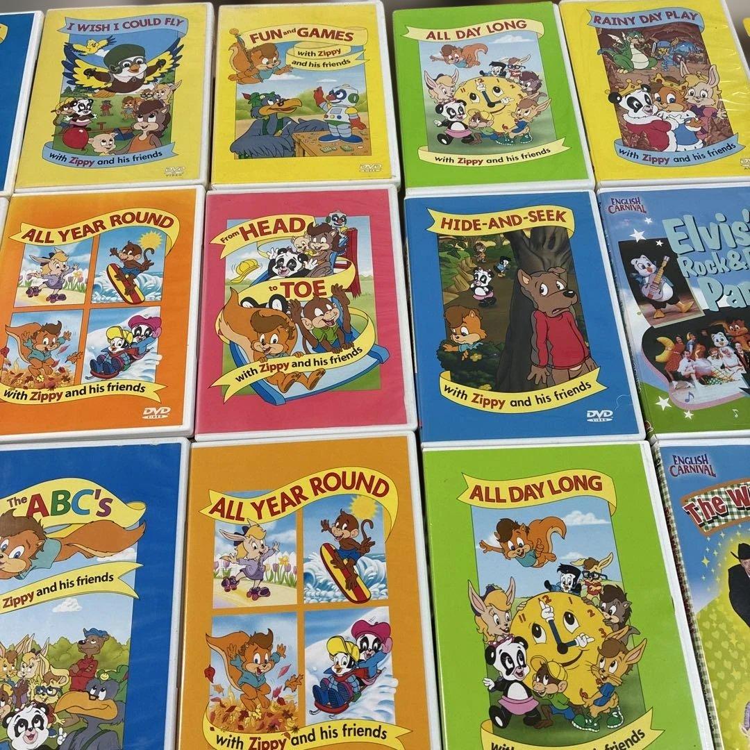 Zippy and Friends DVD １8枚 とCDrom等
