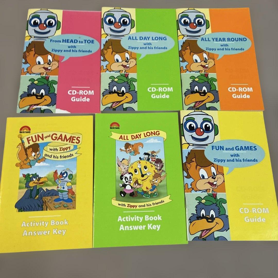 Zippy and Friends DVD １8枚 とCDrom等