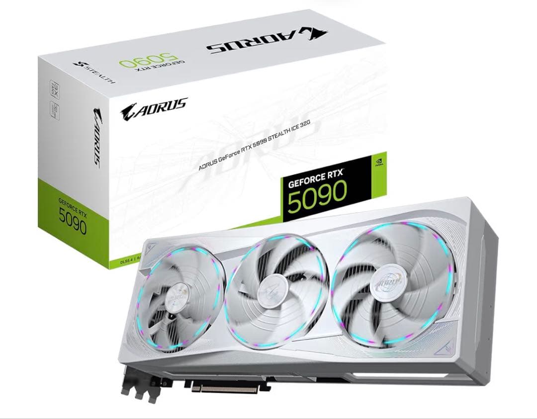 GIGABYTE RTX5090 グラフィックボード　希少　ホワイト