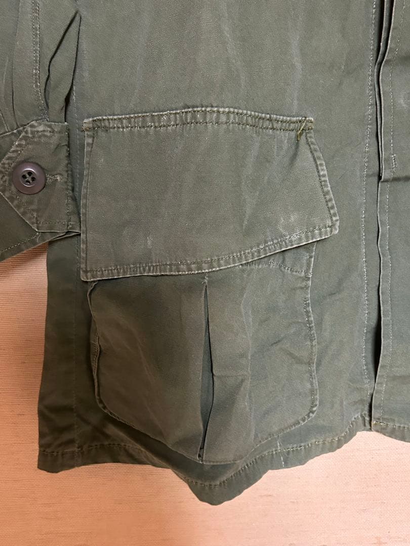 米軍放出3rdジャングルファイティンジャケット　ミディアムロング　M