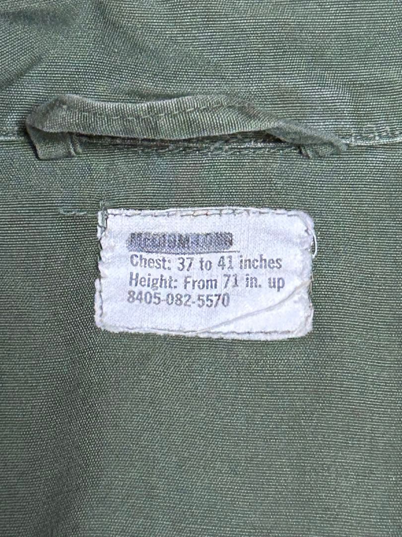 米軍放出3rdジャングルファイティンジャケット　ミディアムロング　M