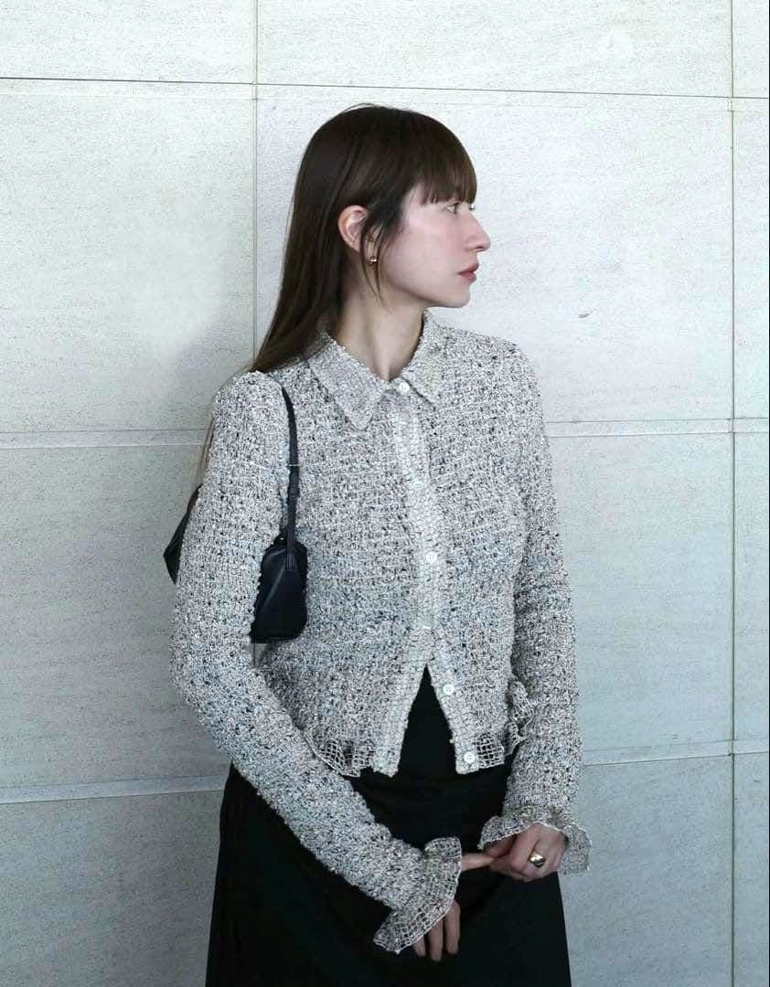 【専用】　CLANE クラネ MIX MESH GATHER SHIRT