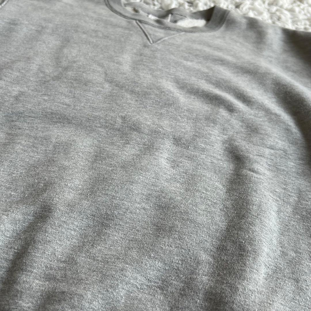 ループウィラー 吊り編み スウェット M 日本製 杢グレー