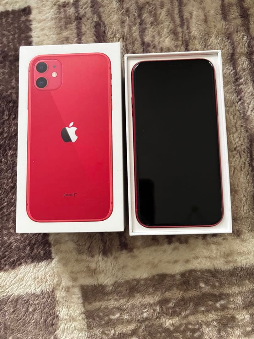 Apple iPhone 11 (赤) 本体のみ 箱付き 64GB