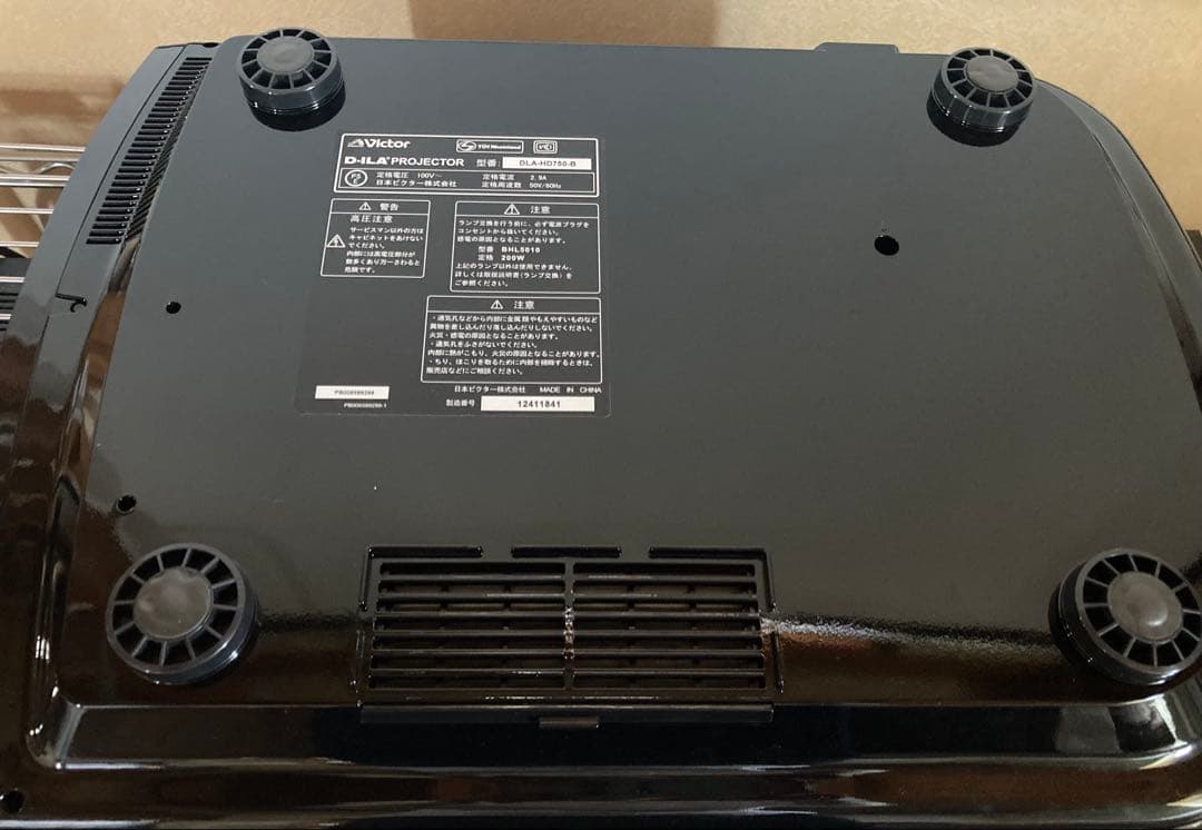 JVCビクターDLA-HD750-B ランプ時間772h