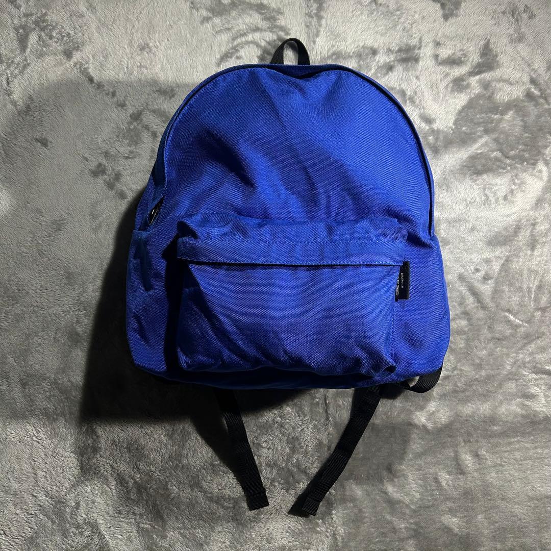 希少！ 廃盤モデル HOMME PLUS リュック レザー 青 ブルー