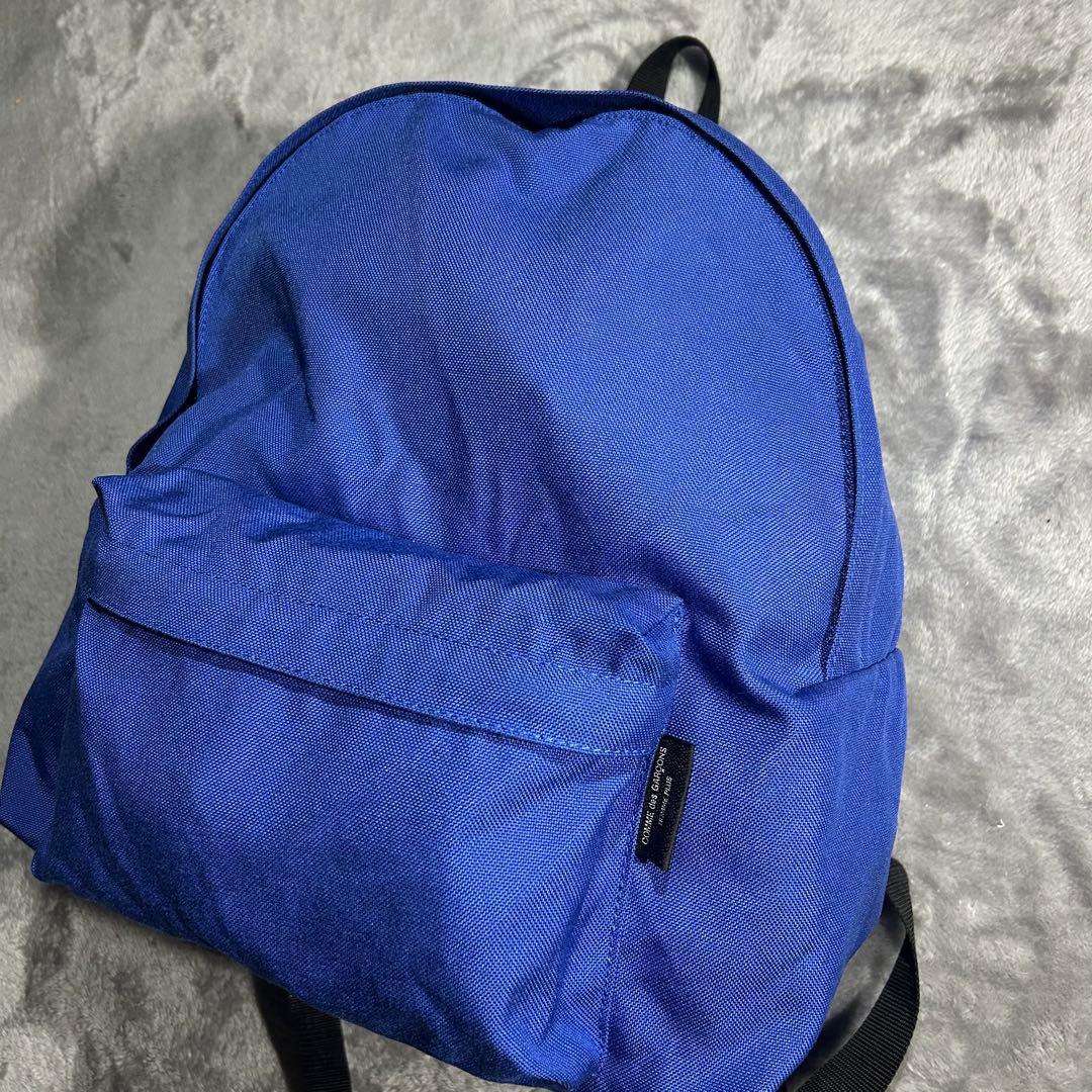 希少！ 廃盤モデル HOMME PLUS リュック レザー 青 ブルー