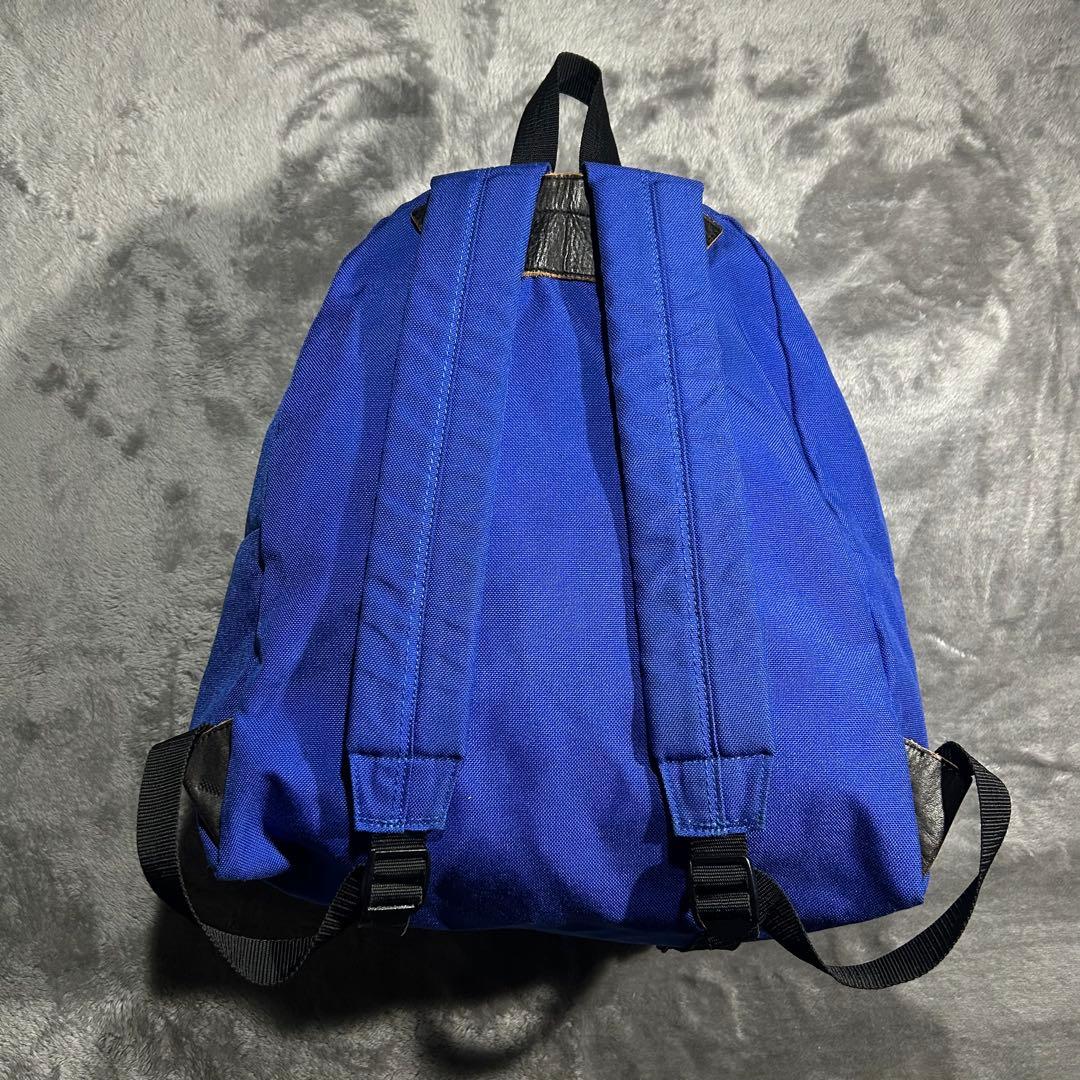 希少！ 廃盤モデル HOMME PLUS リュック レザー 青 ブルー