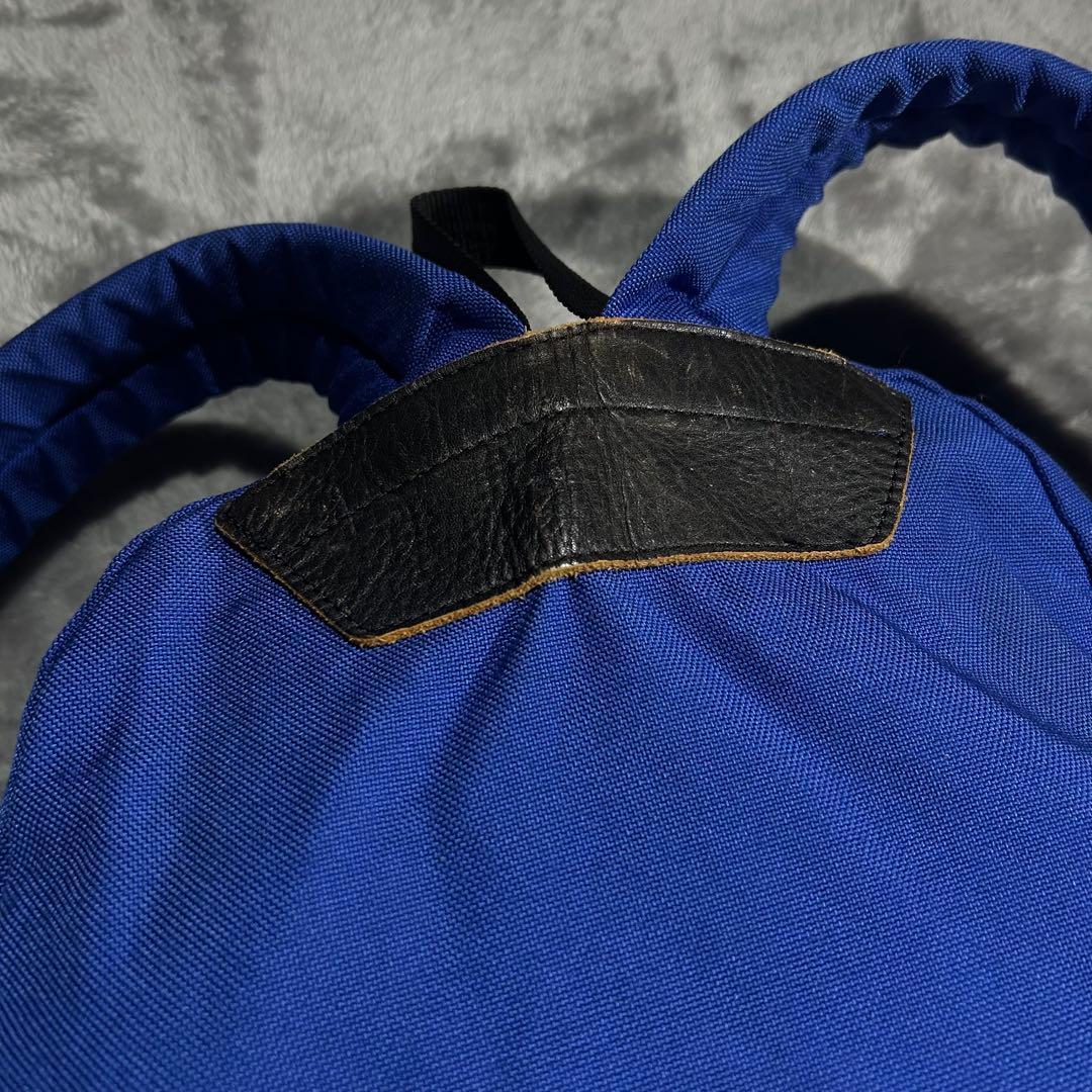 希少！ 廃盤モデル HOMME PLUS リュック レザー 青 ブルー