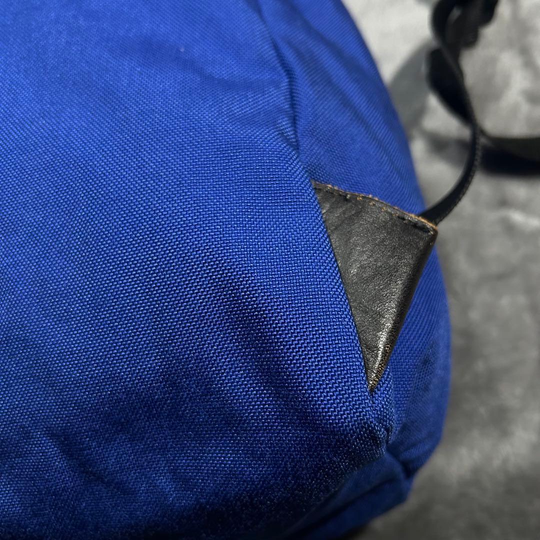 希少！ 廃盤モデル HOMME PLUS リュック レザー 青 ブルー