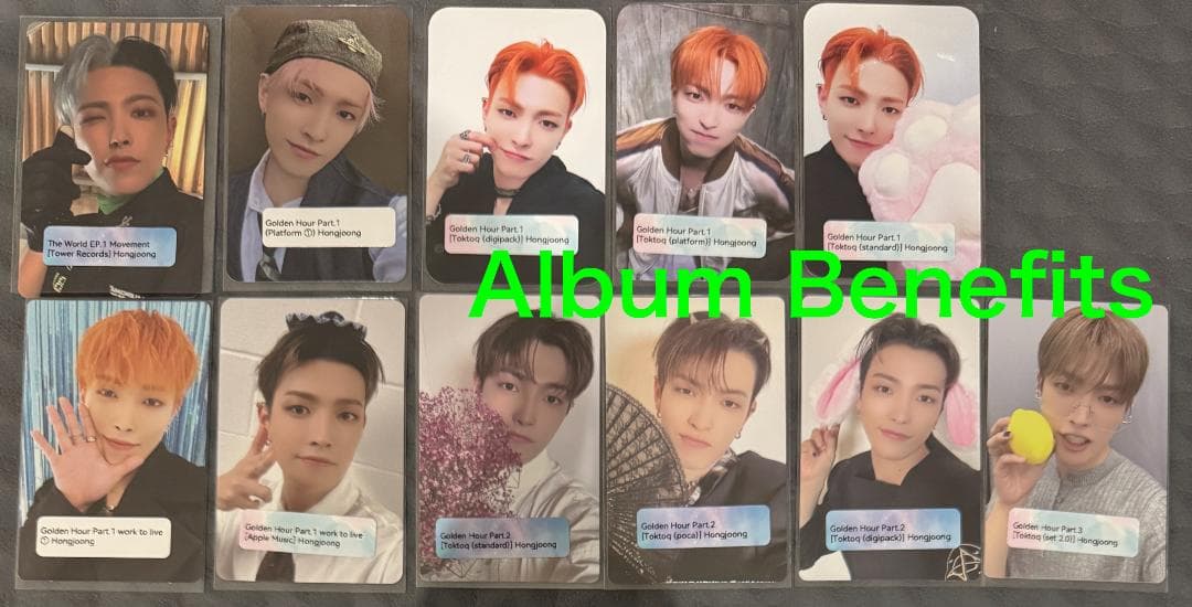 ATEEZ ホンジュン 164枚 トレカ まとめ コンプ多数