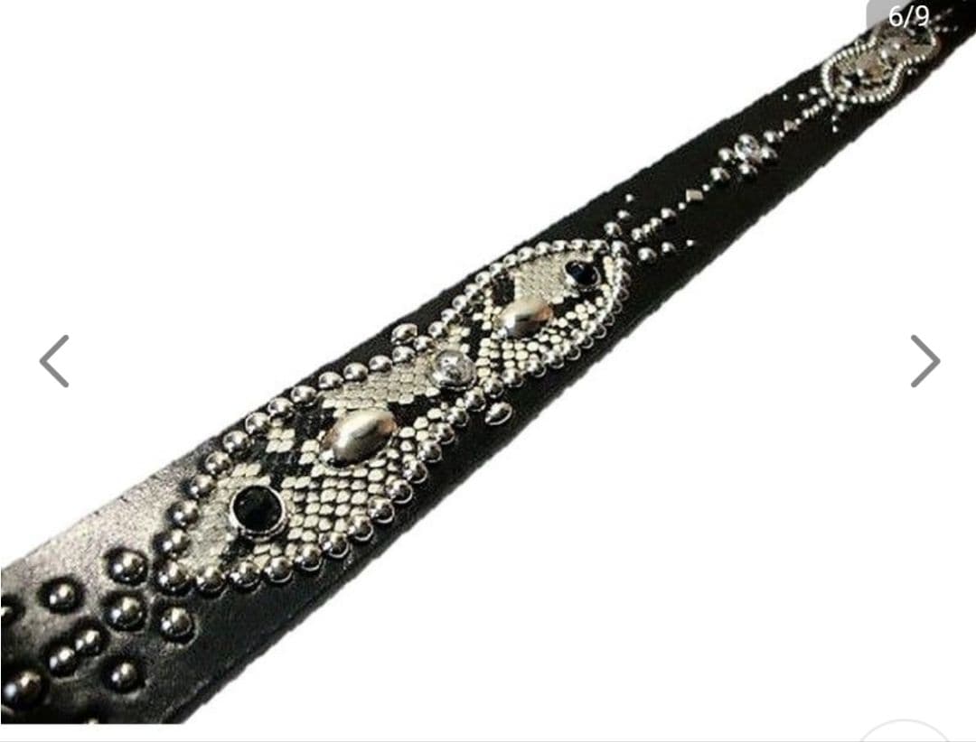 栃木レザー　スタッズベルト