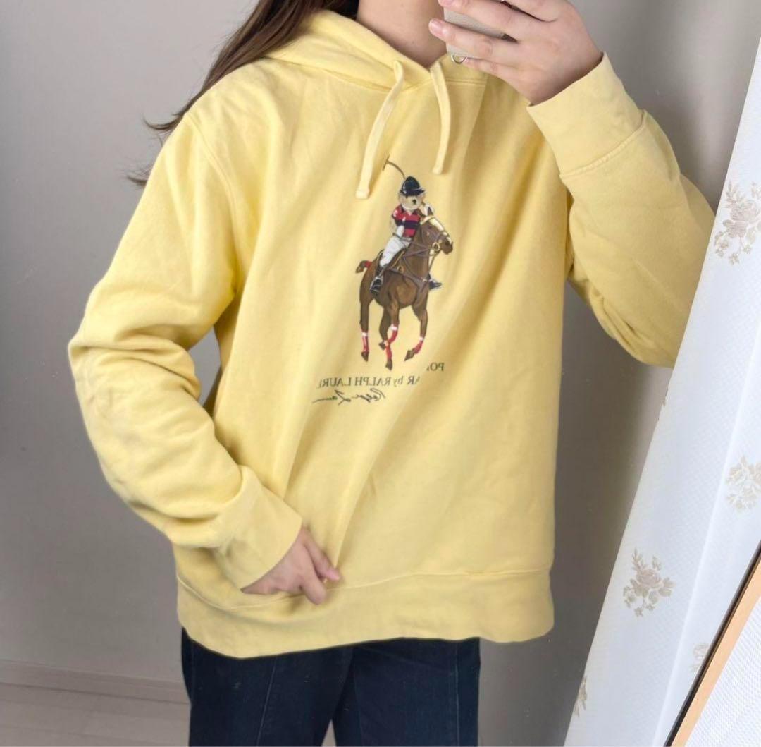 美品ポロベア♡POLO RALPH LAUREN イエローパーカー XL相当