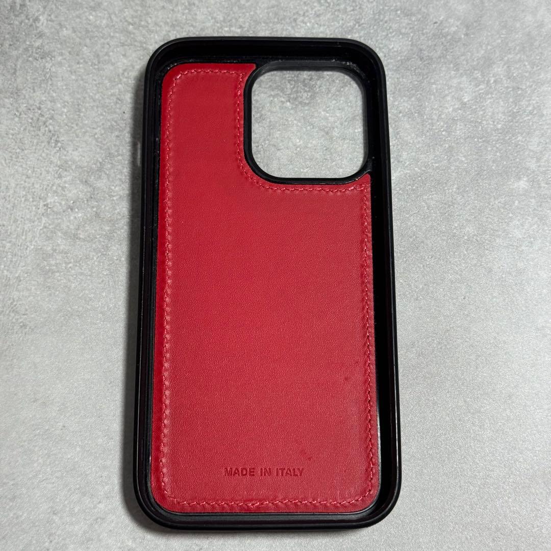 ✨美品✨クリスチャンルブタン iPhone13Proケース ラバー レザー