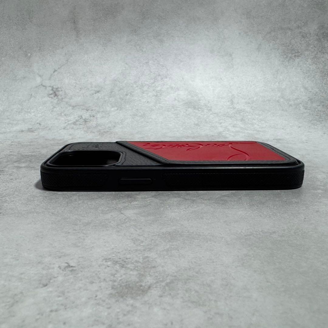 ✨美品✨クリスチャンルブタン iPhone13Proケース ラバー レザー