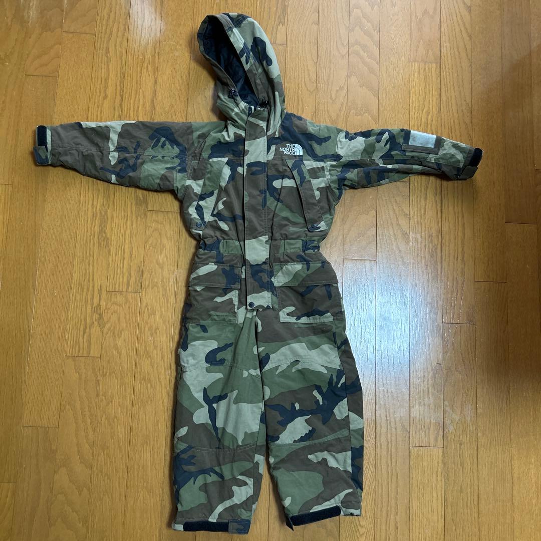 THE NORTH FACE スキーウェア　迷彩柄　子供用　　110cm