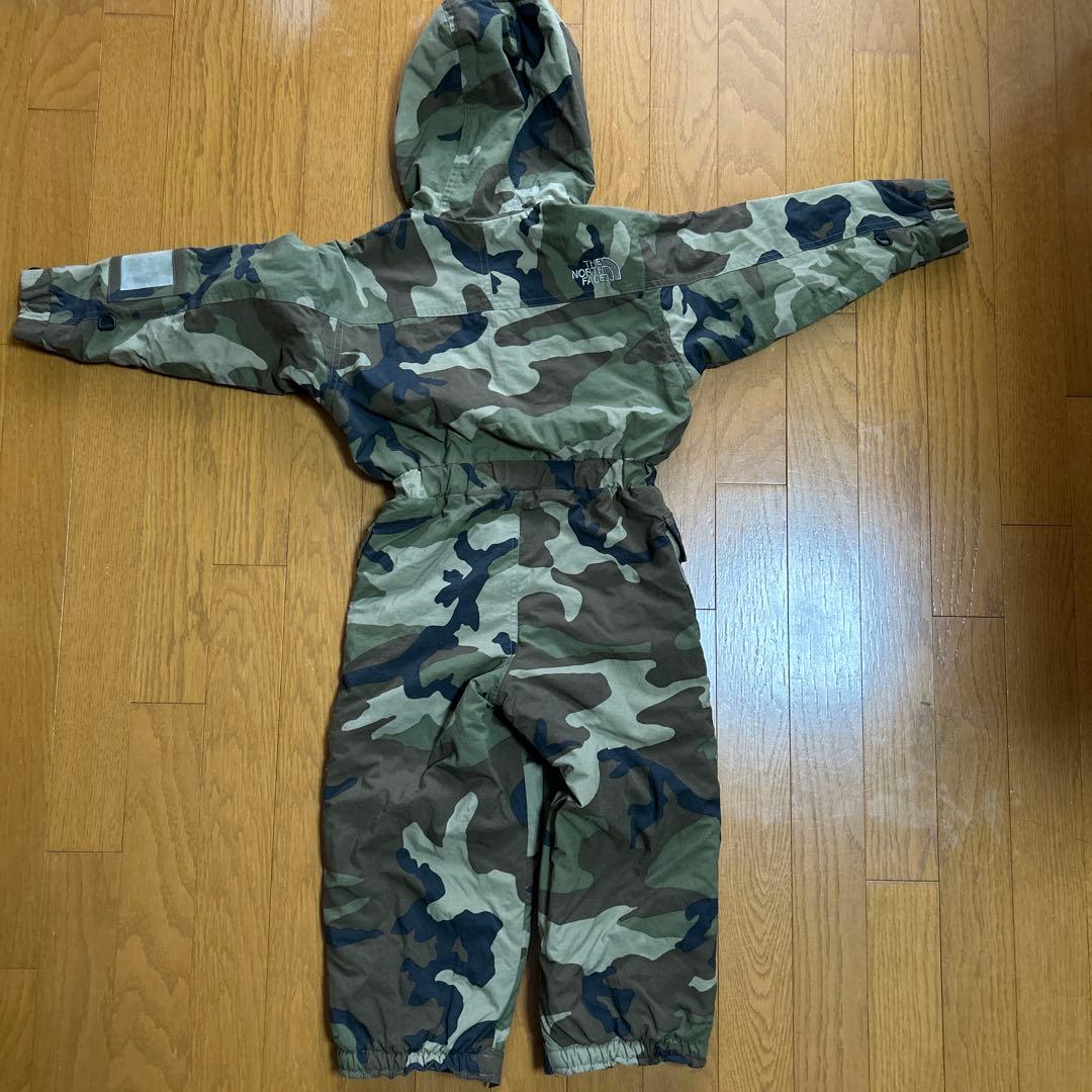 THE NORTH FACE スキーウェア　迷彩柄　子供用　　110cm