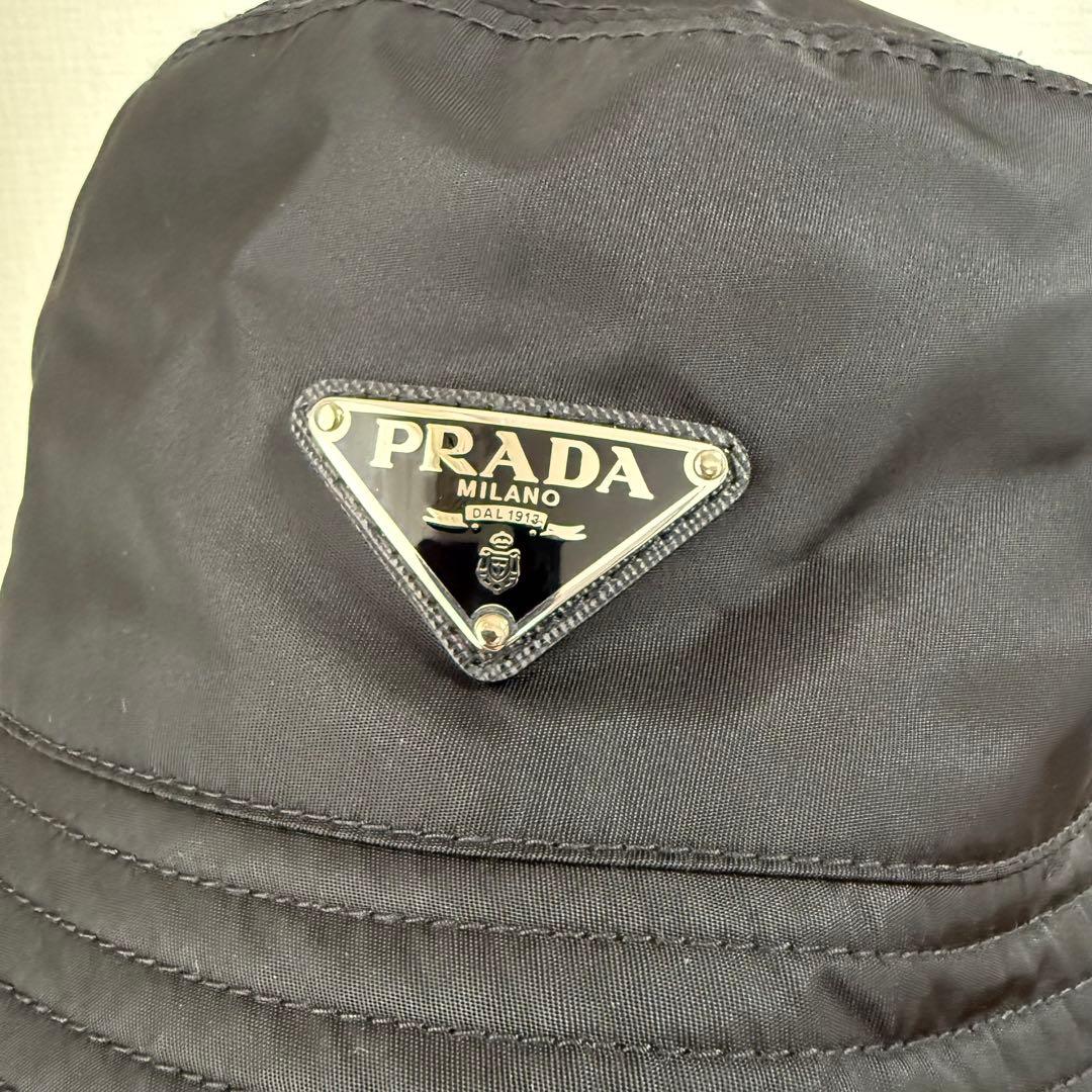 【Mサイズ】 PRADA ブラック バケットハット