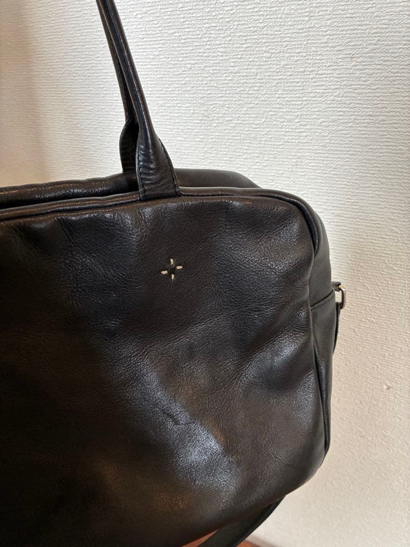 ブラックレザー ビジネスバッグ