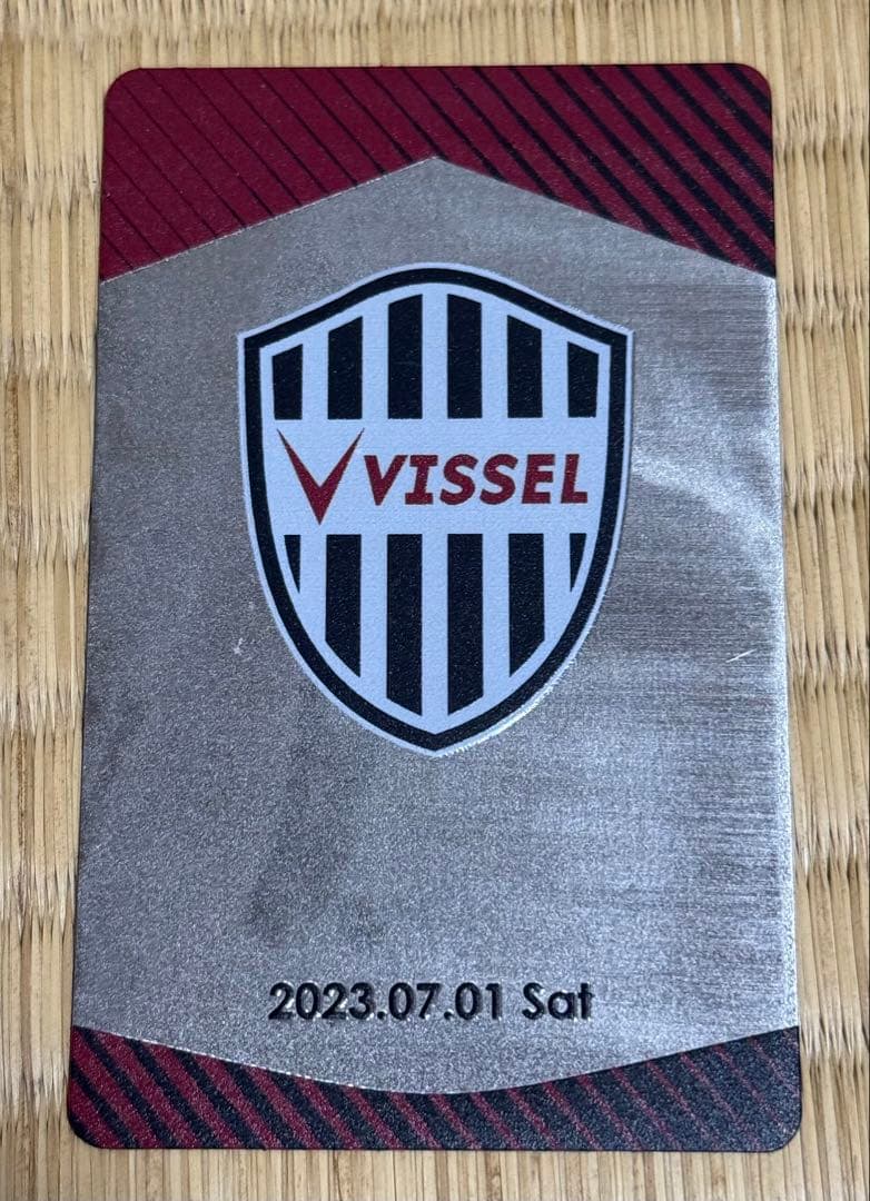 ヴィッセル神戸　オンサイトカード　メタルカード　アンドレスイニエスタ選手