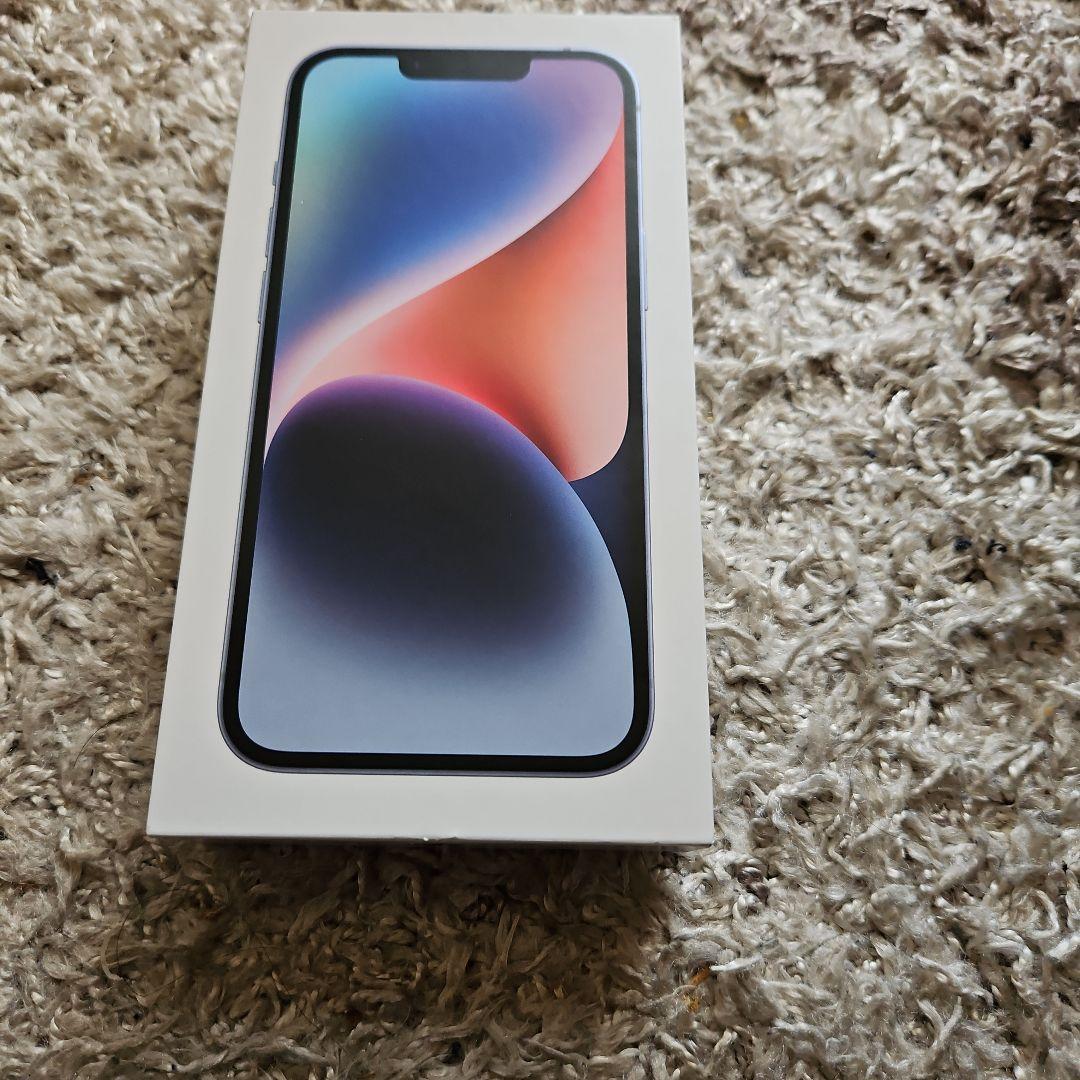 Apple iPhone 14 青色 本体