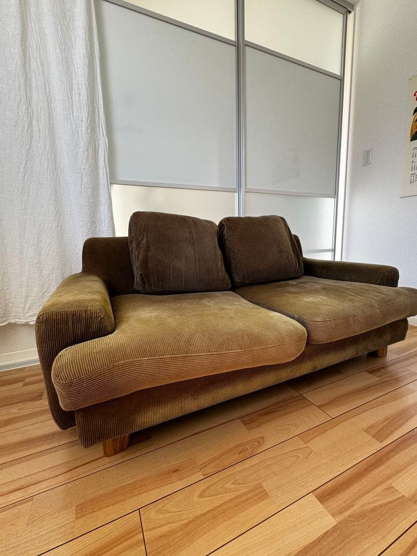 【最終値下げ】unico GREIG 2.5人掛けソファ