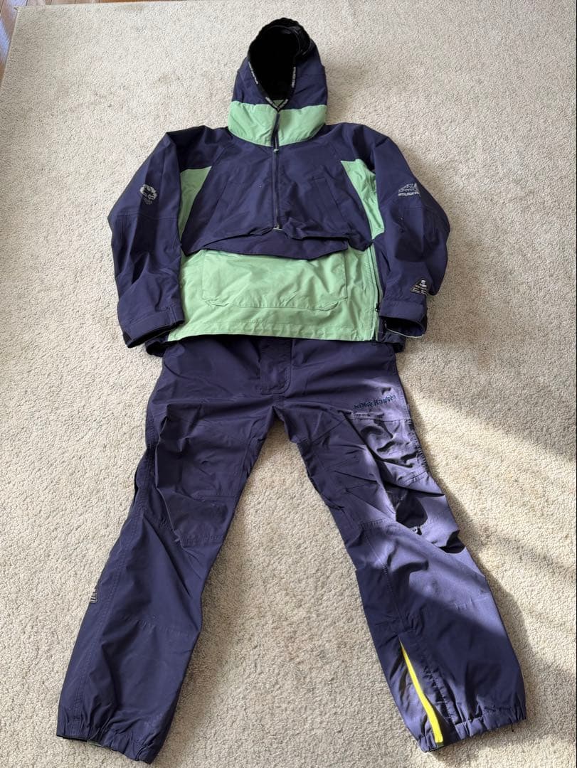 MTN RCK STAR（マウンテンロックスター）ウェア ネイビー/グリーン