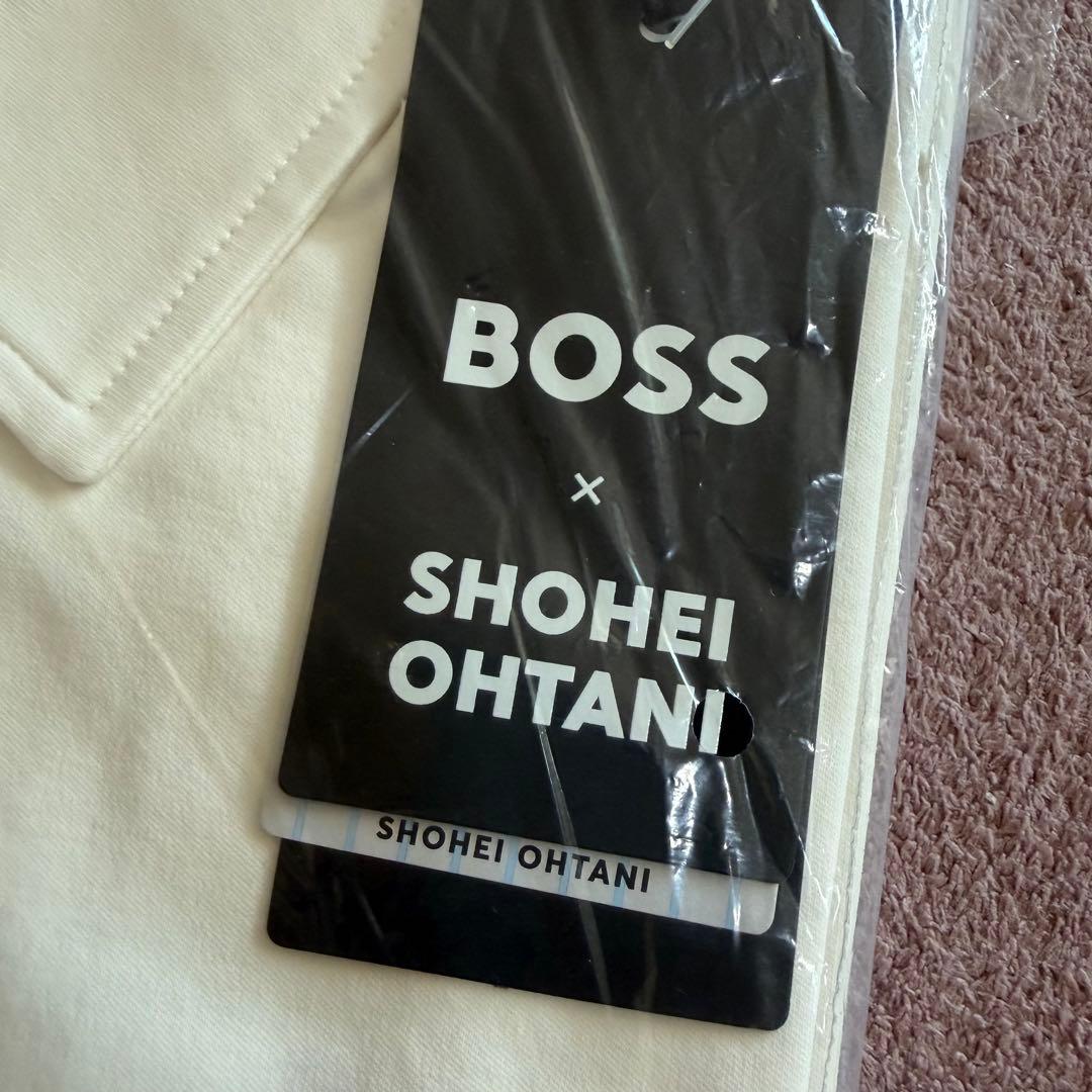 BOSS×大谷翔平 新品未開封 コットンポロシャツ ホワイト　定番　希少完売品