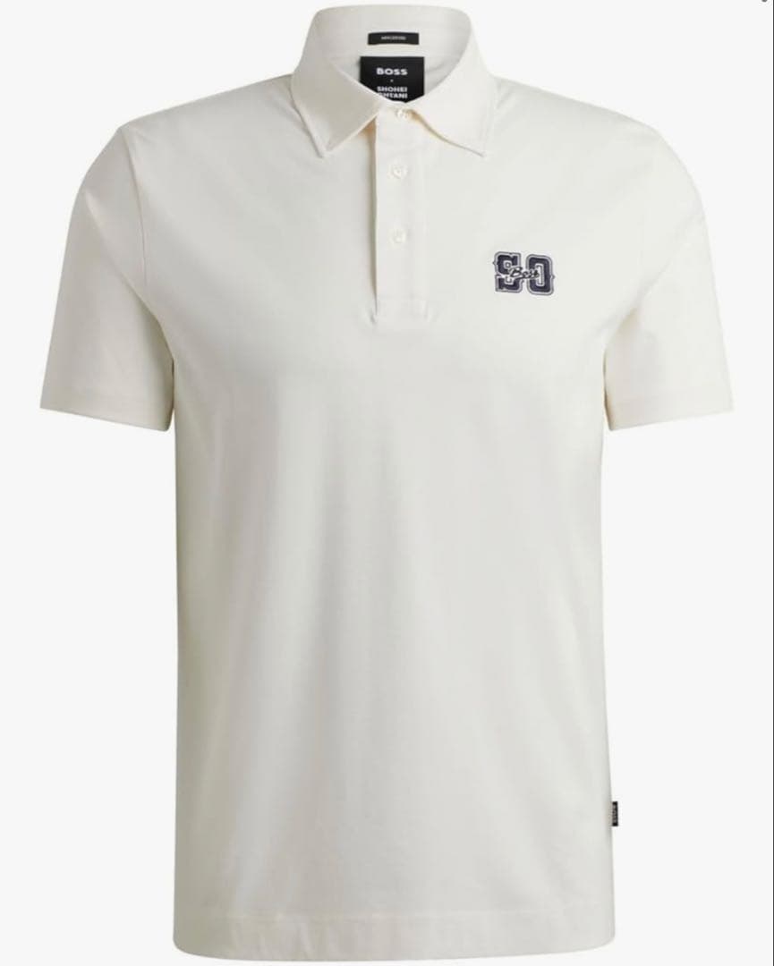 BOSS×大谷翔平 新品未開封 コットンポロシャツ ホワイト　定番　希少完売品