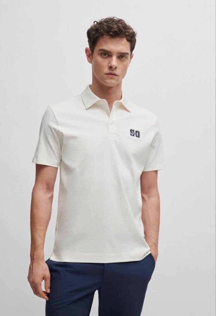 BOSS×大谷翔平 新品未開封 コットンポロシャツ ホワイト　定番　希少完売品