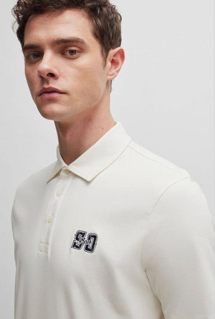 BOSS×大谷翔平 新品未開封 コットンポロシャツ ホワイト　定番　希少完売品