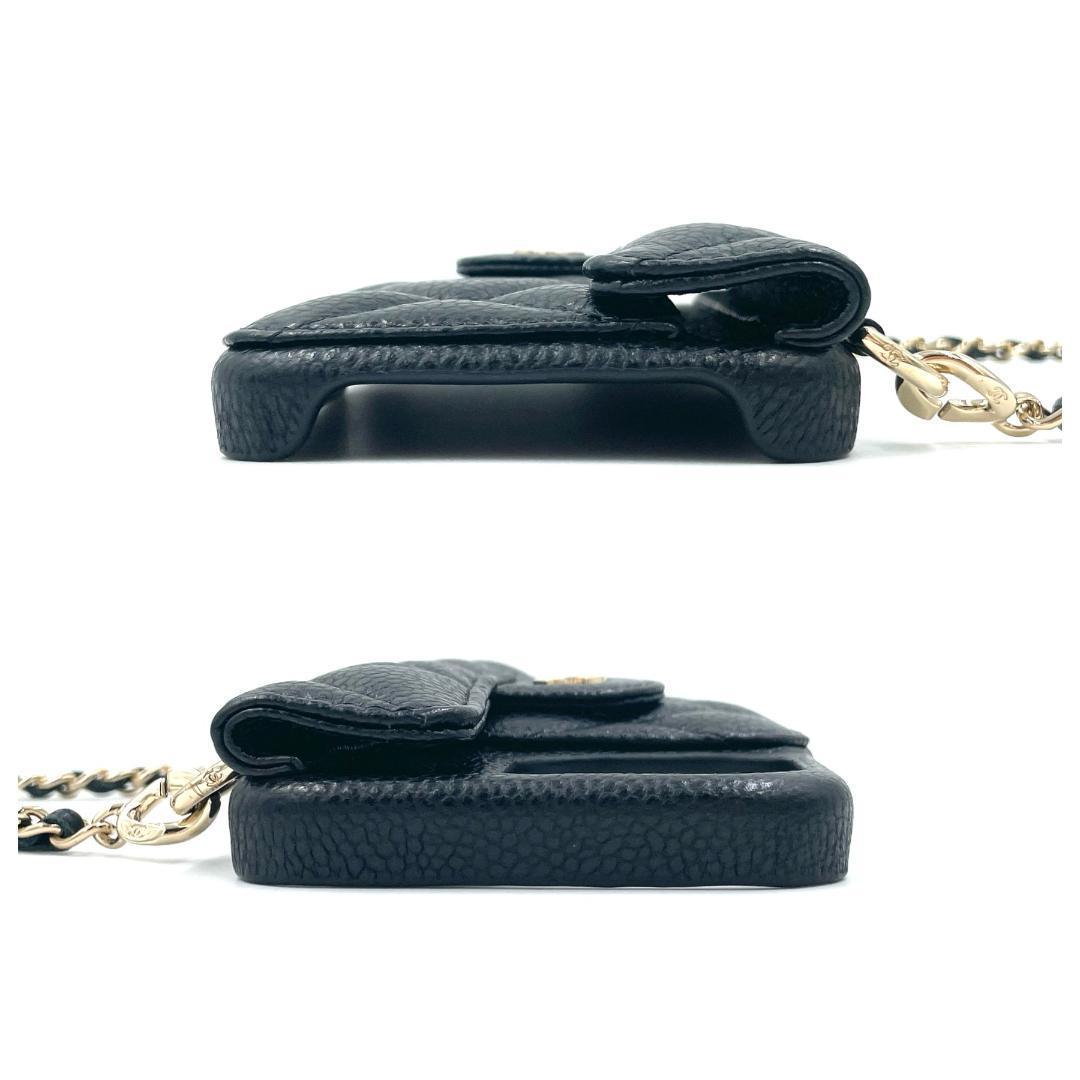 ✨️極美品✨️ シャネル マトラッセ キャビアスキン iPhone 13 Pro