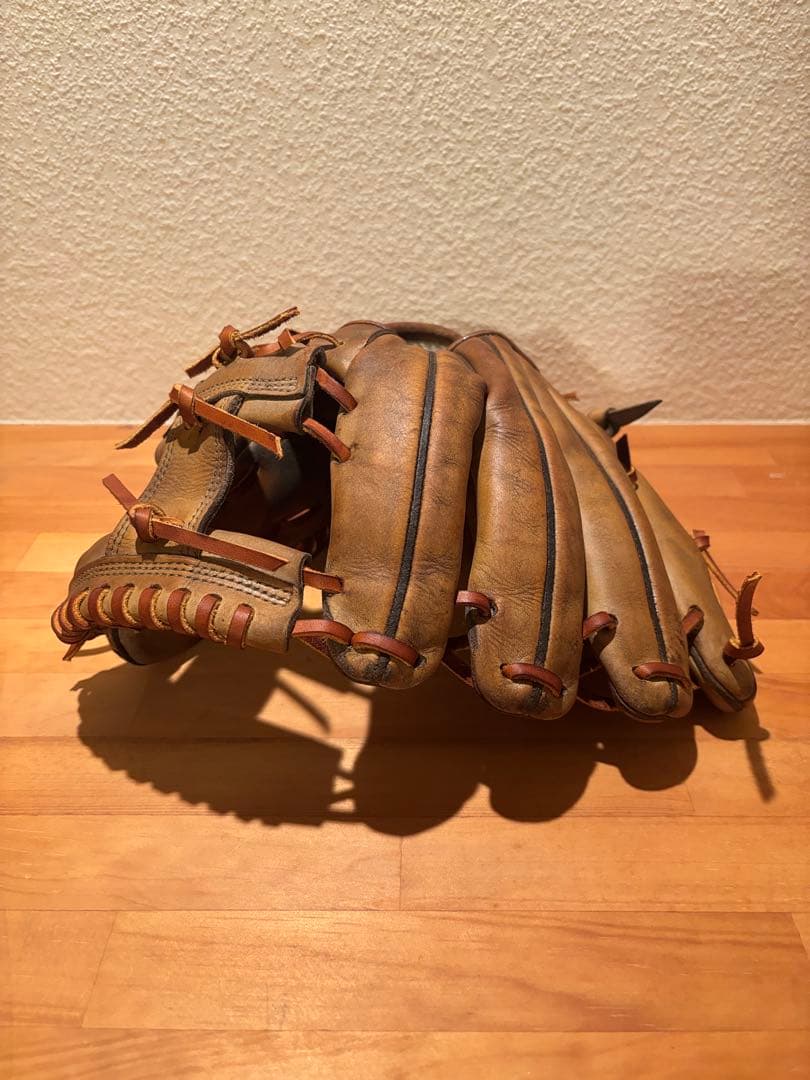 ミズノプロ 硬式 内野手用グローブ　全紐交換済　高品質レザー