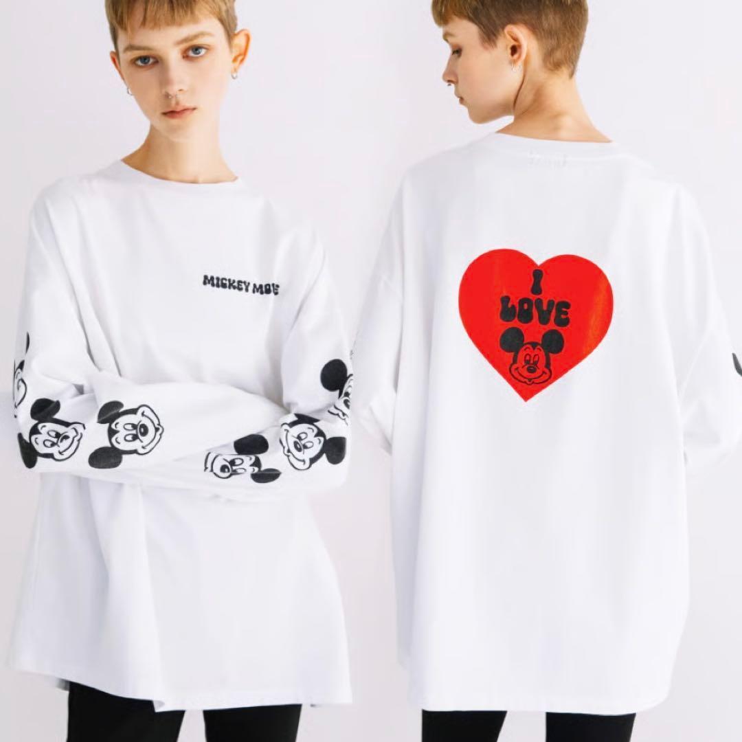 新品未使用タグ付き WCJ Disney / I LOVE LS TEE ロンT