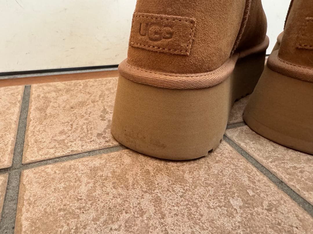 【21日限定】UGG クラッシックディッパー ブラウン 24cm ムートンブーツ
