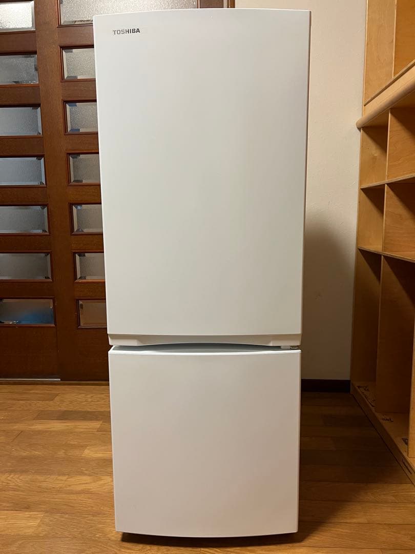 TOSHIBA 冷蔵庫 ホワイト 2ドア