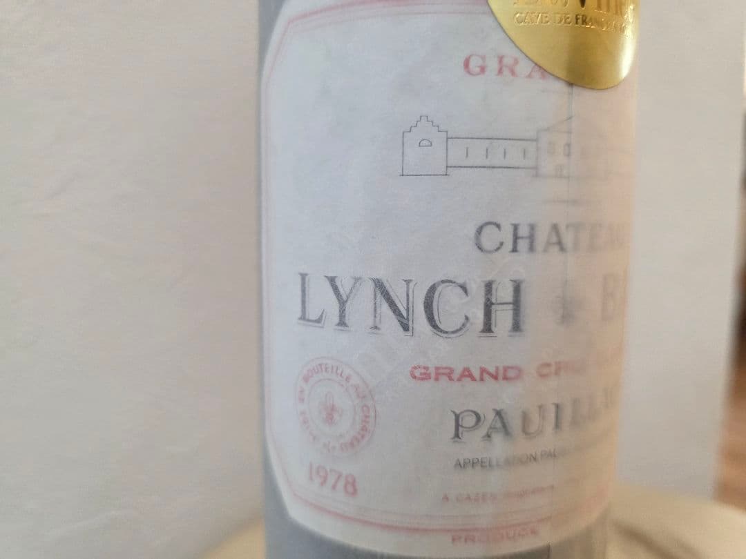 Chateau Lynch Bages 1978 赤ワイン