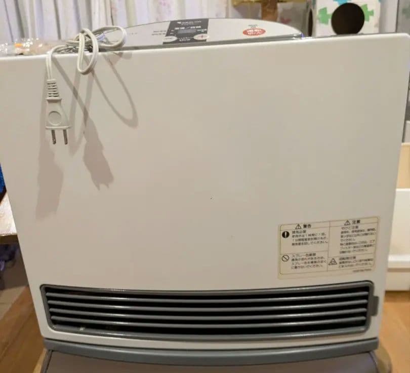 東京ガス ガスファンヒーター 都市ガス用　3mホース付