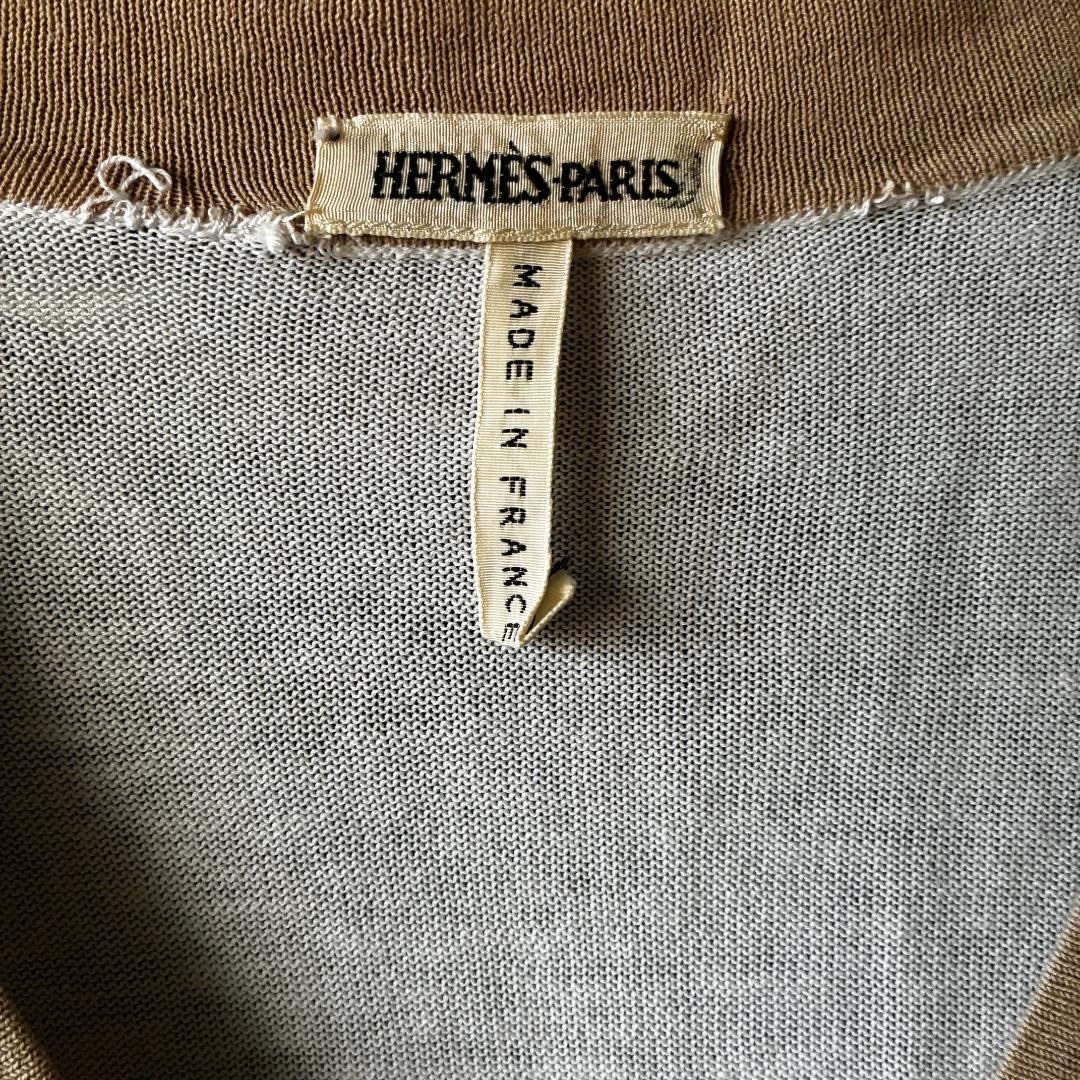 HERMÈS by martin margiela カーディガン　ホワイト