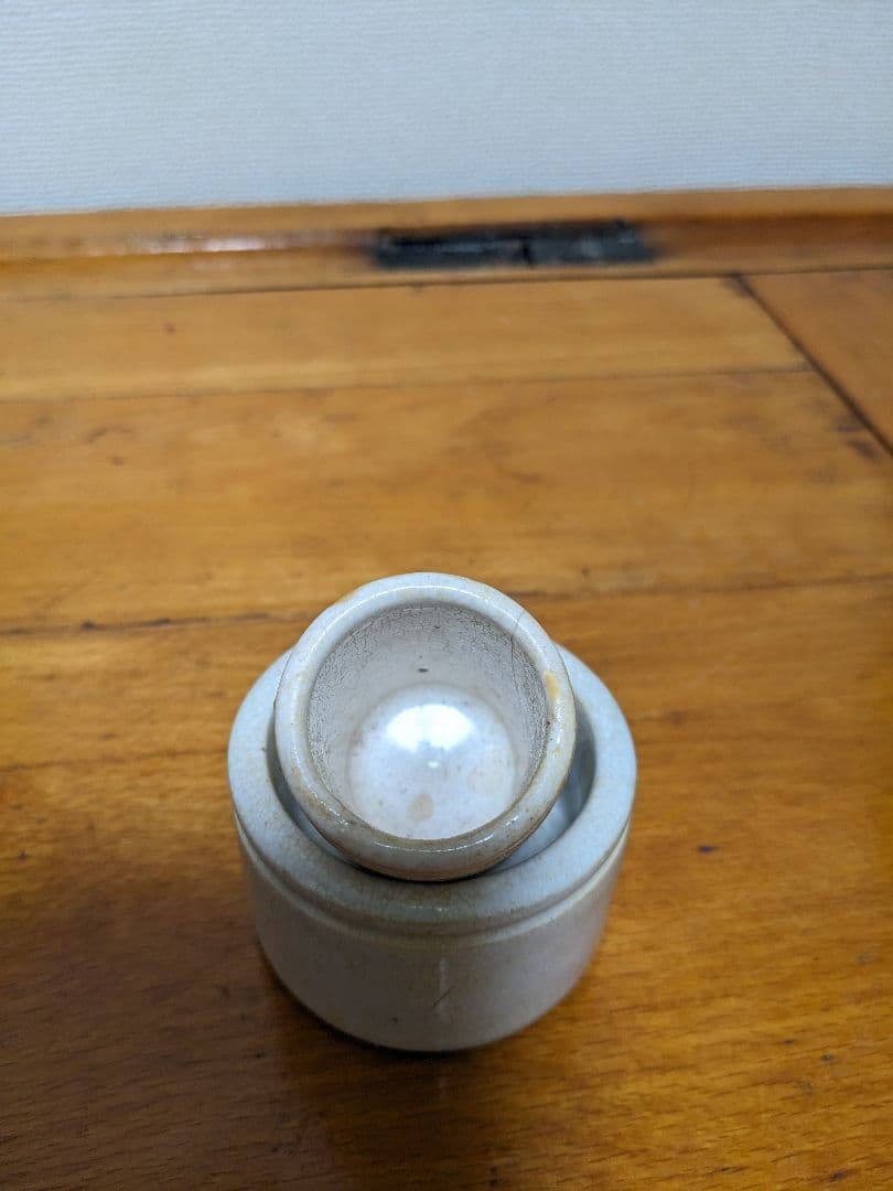 イギリスアンティーク珍品ミニサイズのフランククーパー陶器5.5cmヤクルトサイズ