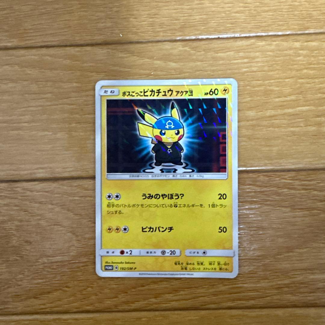 ボスごっこピカチュウ アクア団： レインボーロケット団の野望キャンペーン PR