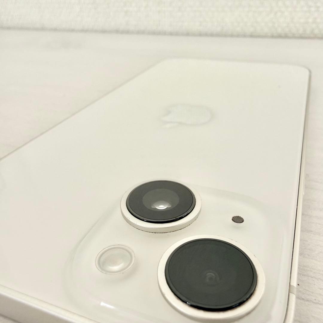 【美品】Apple iPhone 14 256GB SIMフリー ホワイト 本体