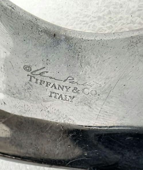 TIFFANY & Co. ボーンカフ バングル ルテニウム