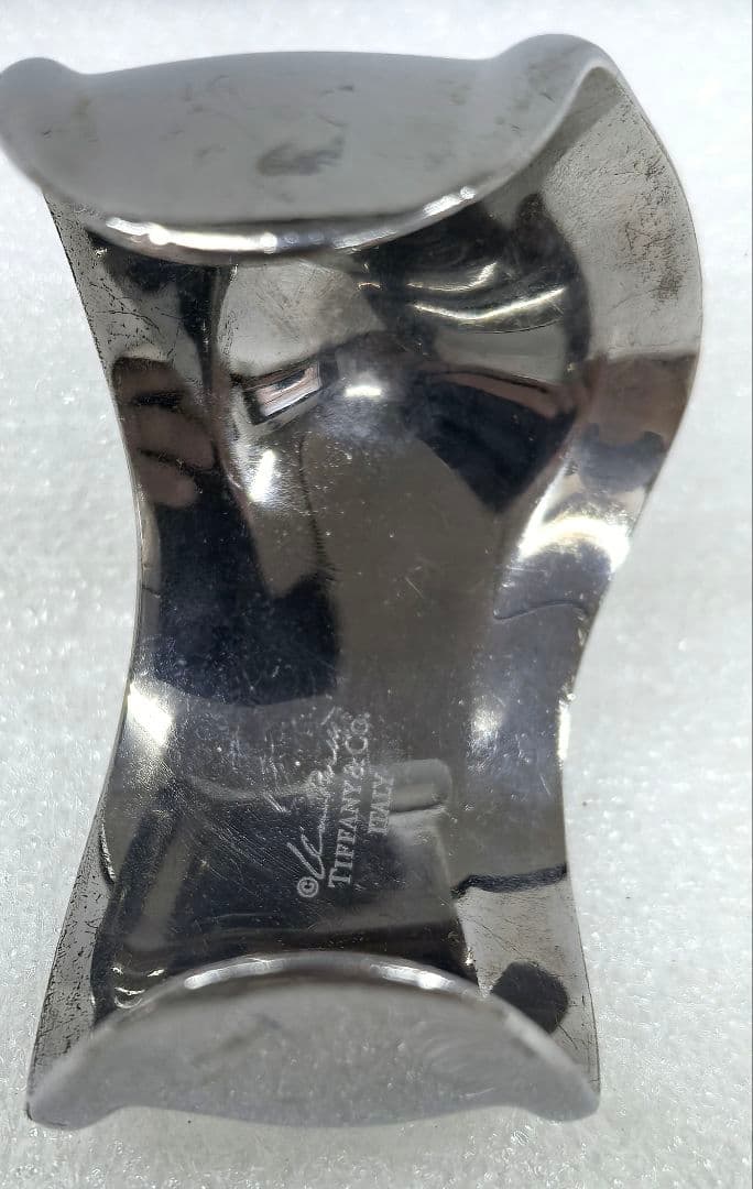 TIFFANY & Co. ボーンカフ バングル ルテニウム
